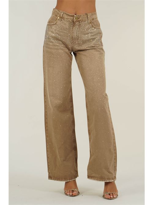 Jeans con strass Gold Digger Denim | A27W030PVISONE